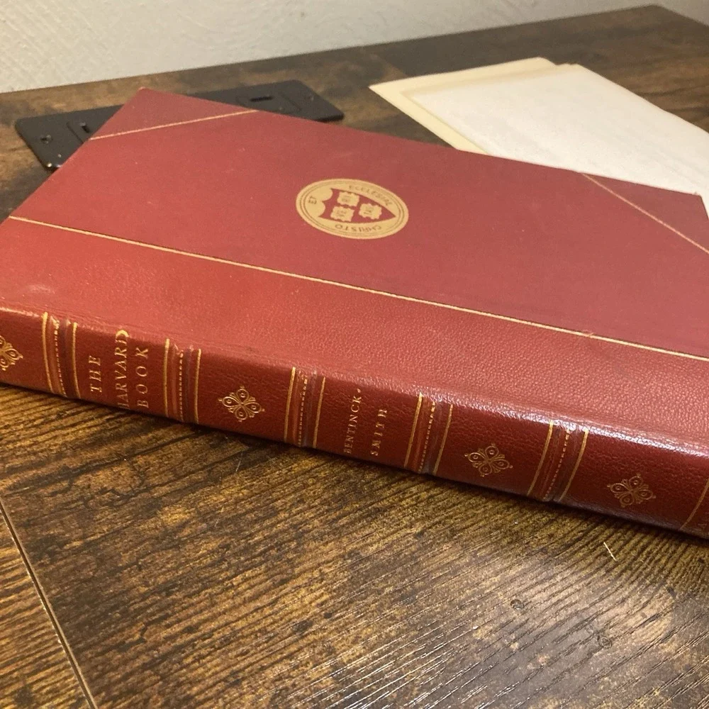 The Harvard Prize Book 1965 Bentinck Smith + Award Paperwork Pittsburgh PA‎